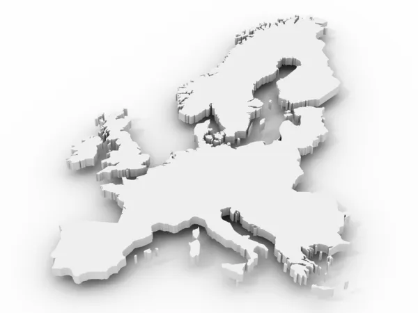 유럽의 지도 — 스톡 사진