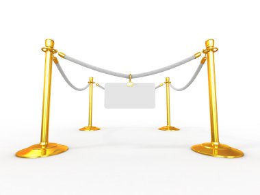 boş levha ile ip çit