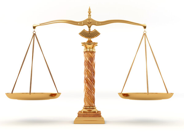 Символ правосудия. Масштаб
