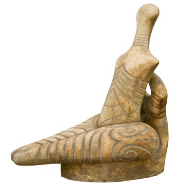 Antique statue - symbol of life sourse clipart