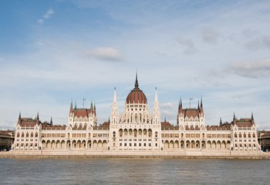 Parliament in Budapest clipart