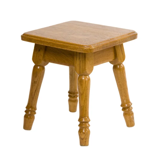 Маленький деревянный стул — стоковое фото