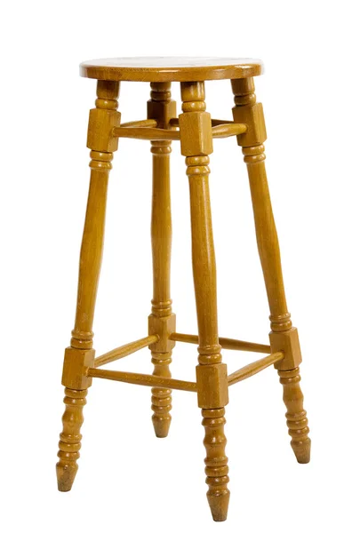 Vysoká dřevěná židle — Stock fotografie