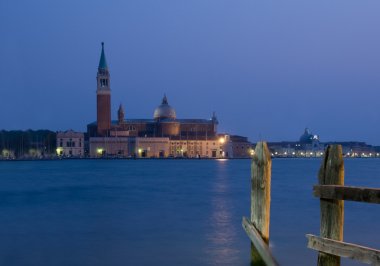 Venedik'te günbatımı s.georgio