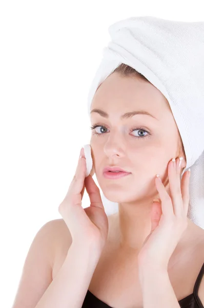 Face cleaning — Stock Photo, Image