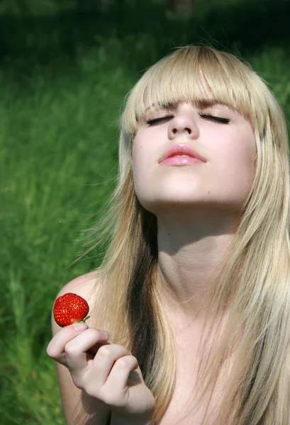 Delicious strawberry — Stock Photo, Image