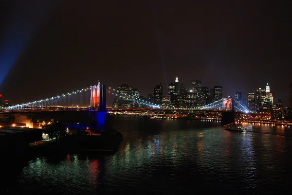 125-летие Бруклинского моста — стоковое фото
