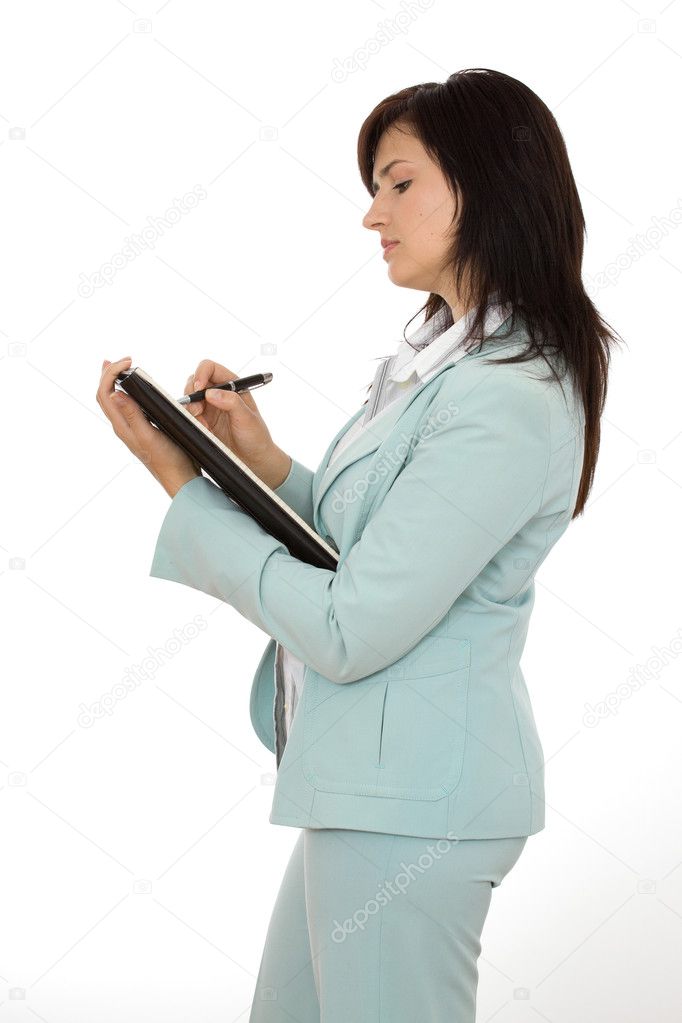 Portrait of a beautiful business woman