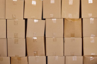 Boxes stacked up clipart