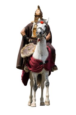 Ancient horseman clipart