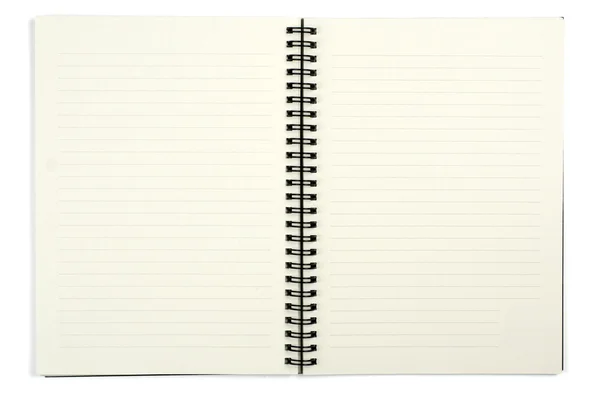 Hoja de cuaderno en blanco —  Fotos de Stock