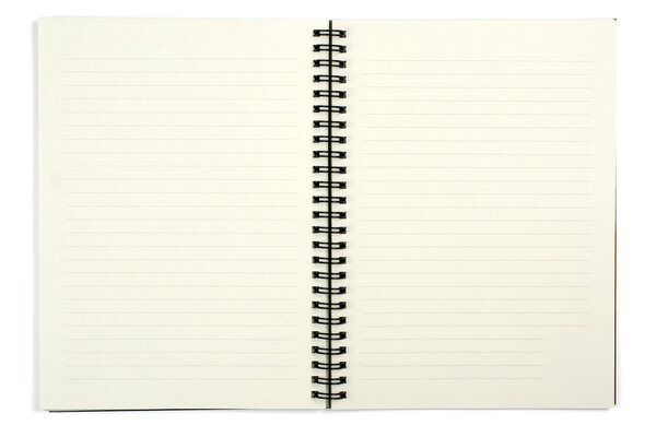 Blank notebook sheet