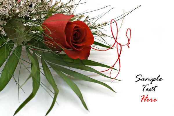 붉은 장미 꽃다발 — 스톡 사진