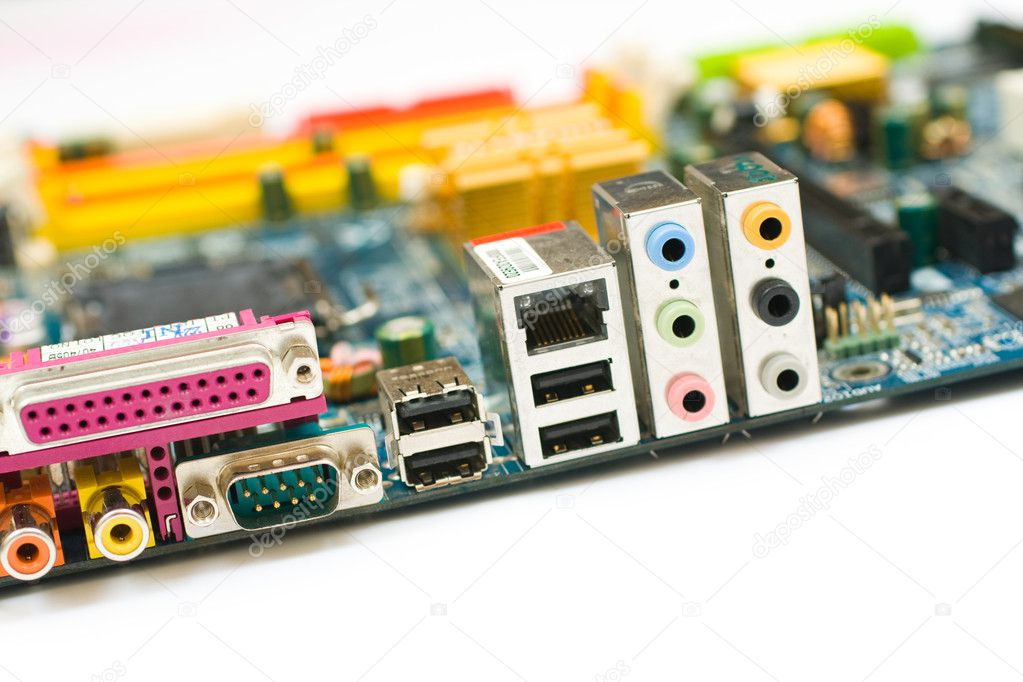 The computer's motherboard