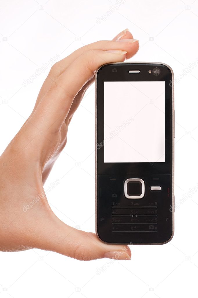 Mobile phone (Smart phone) in hand