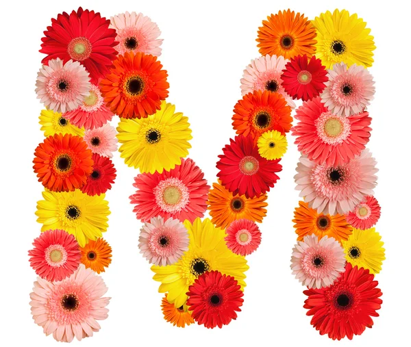 Beautiful alphabet of flowers Stock Photo by ©jenmax 1624653