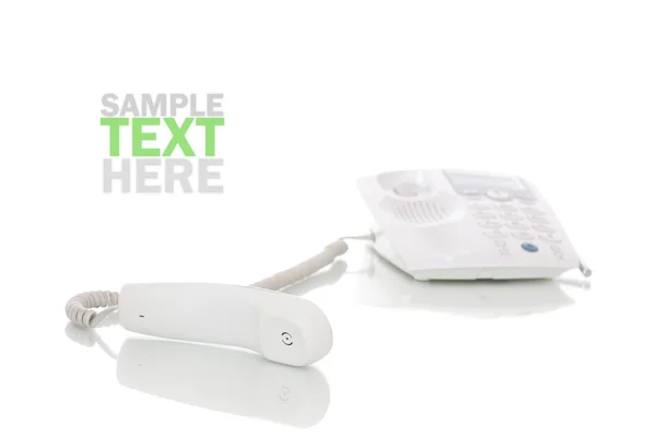 White telephone — Stock Photo, Image