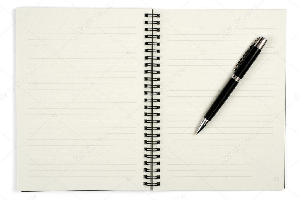 Blank notebook sheet
