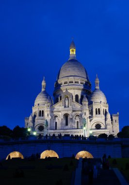 Basilique du Sacre Coeur in Montmartre clipart
