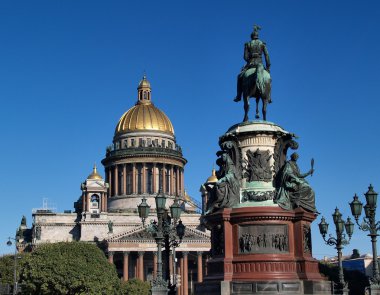 St Isaac Cathedral, Petersburg clipart