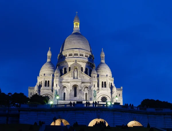 Basilique du Sacre Coeur in Montmartre, — Stockfoto