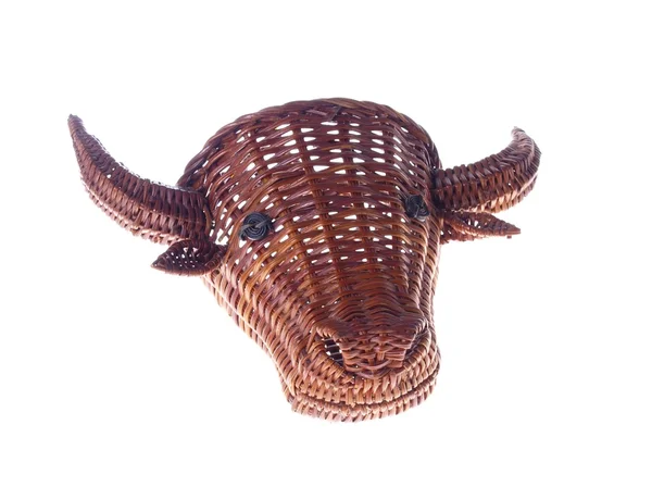 Wicker Bull — Stock Photo, Image