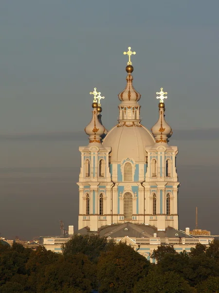 Smolny cathedral, st petersburg斯莫尔尼大教堂、 圣彼得斯堡 — 图库照片