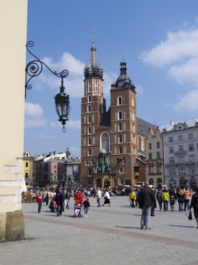 Old Town in Cracow clipart