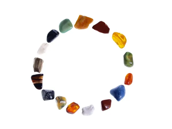 Precious Stones Circle — Stock Photo, Image