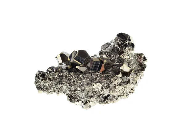 Pyrite. Origin: Peru — Stock Photo, Image