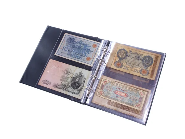 Банкнота колекції ізольовані — стокове фото