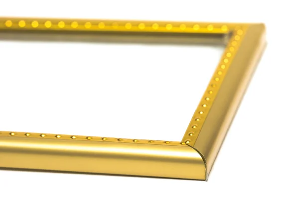 Gold antiken Rahmen isoliert — Stockfoto