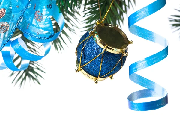 Christmas decoration on a fir-tree — Stock Photo, Image