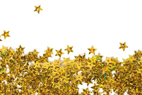 白い背景のお祝いの星 — ストック写真