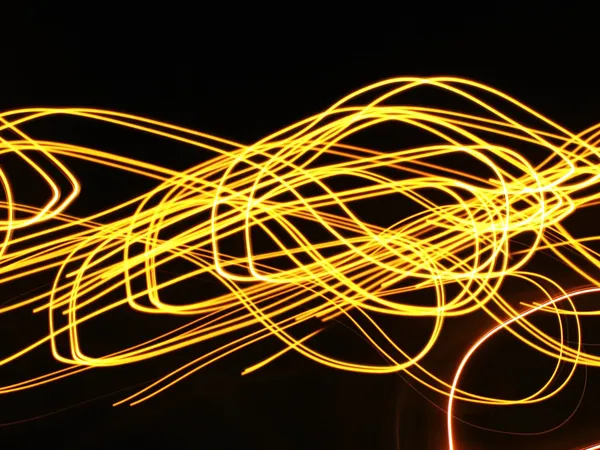 Abstrakter Hintergrund mit gelbem Licht — Stockfoto