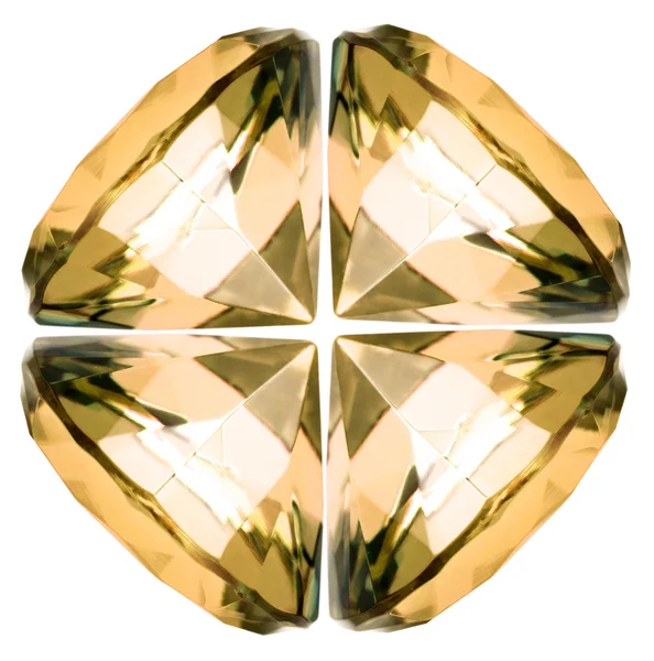 아름 다운 다이아몬드 크리스탈 — 스톡 사진