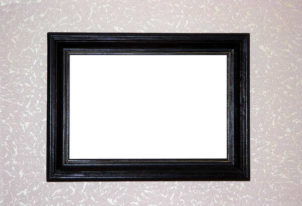 Black antique frame on decorative background