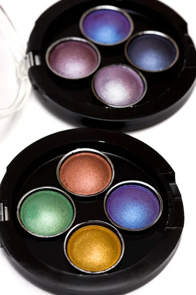 Gekleurde make-up oog-schaduwen — Stockfoto