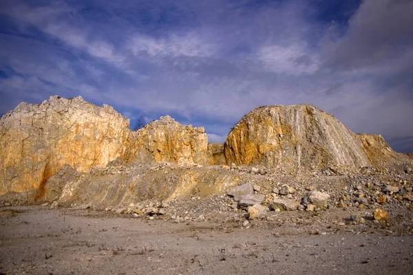 Rock gruva Stockbild