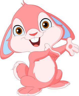 Cute bunny clipart