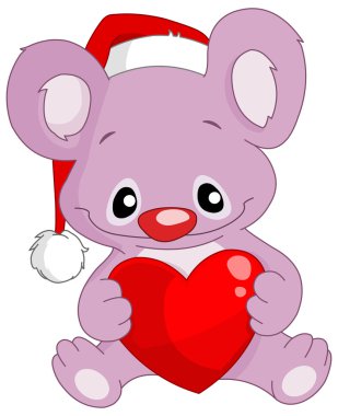 Christmas koala clipart