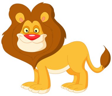 Cute lion clipart