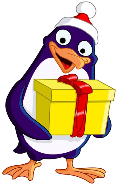 Pinguim-de-natal —  Vetores de Stock
