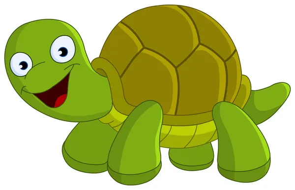 Glad sköldpadda — Stock vektor