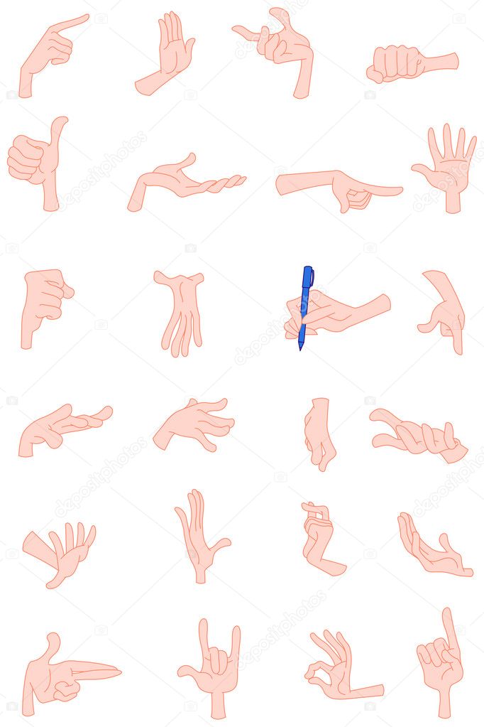 Hands gestures