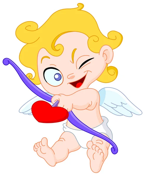 Lindo Cupido — Vector de stock