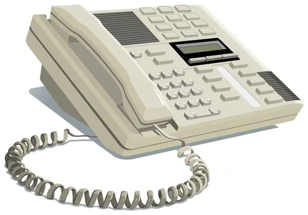 Teléfono de oficina — Vector de stock