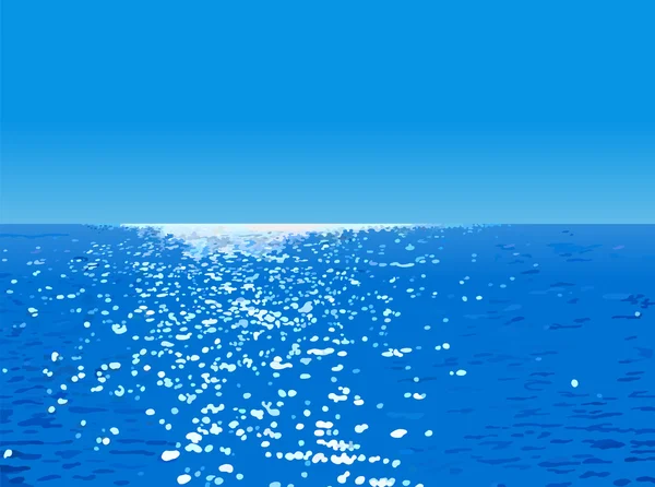 Океан краєвид — стоковий вектор
