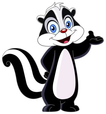 Skunk clipart