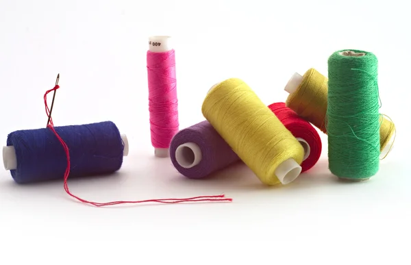 Sewing and needle — Stock Photo, Image